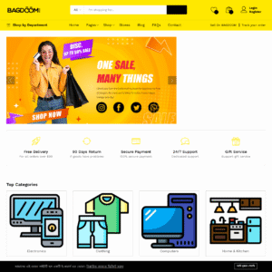 (Ecom-5) Laravel ecommerce Website Source Code / Script
