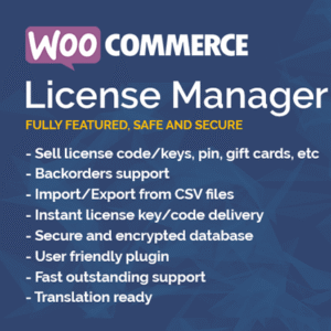 WooCommerce License Manager Plugin